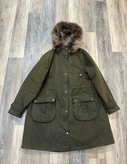 Coat Peacoat By Barbour In Green, Size: 14