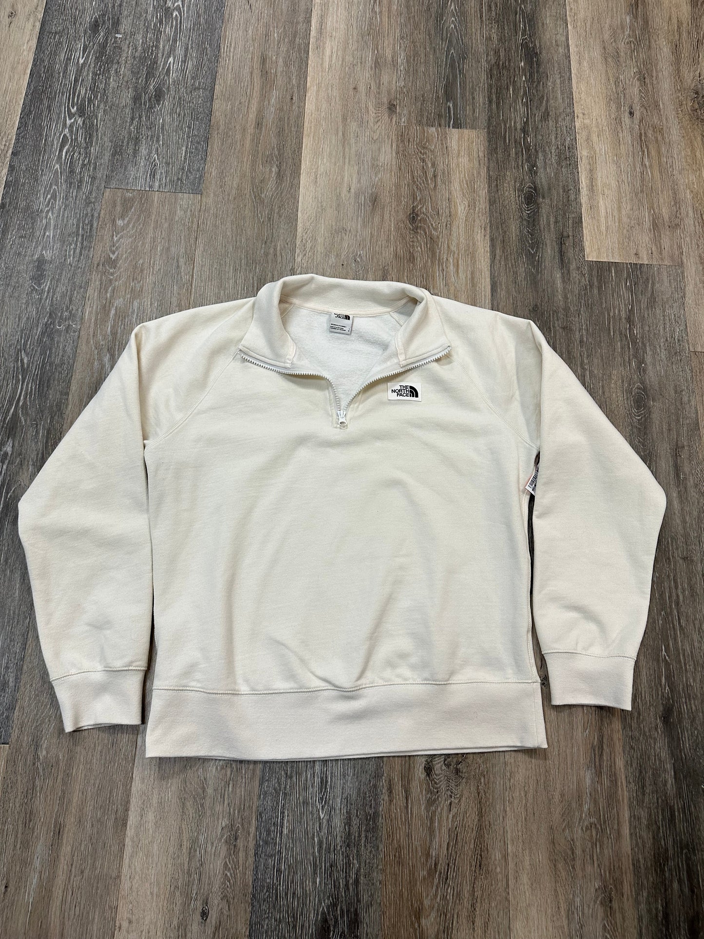 Athletic Sweatshirt Collar By The North Face In Cream, Size: L