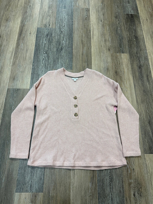 Sweater By J Jill In Light Pink, Size: L