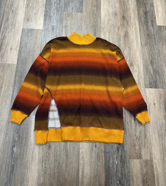 Sweater By Urban Outfitters In Orange, Size: L