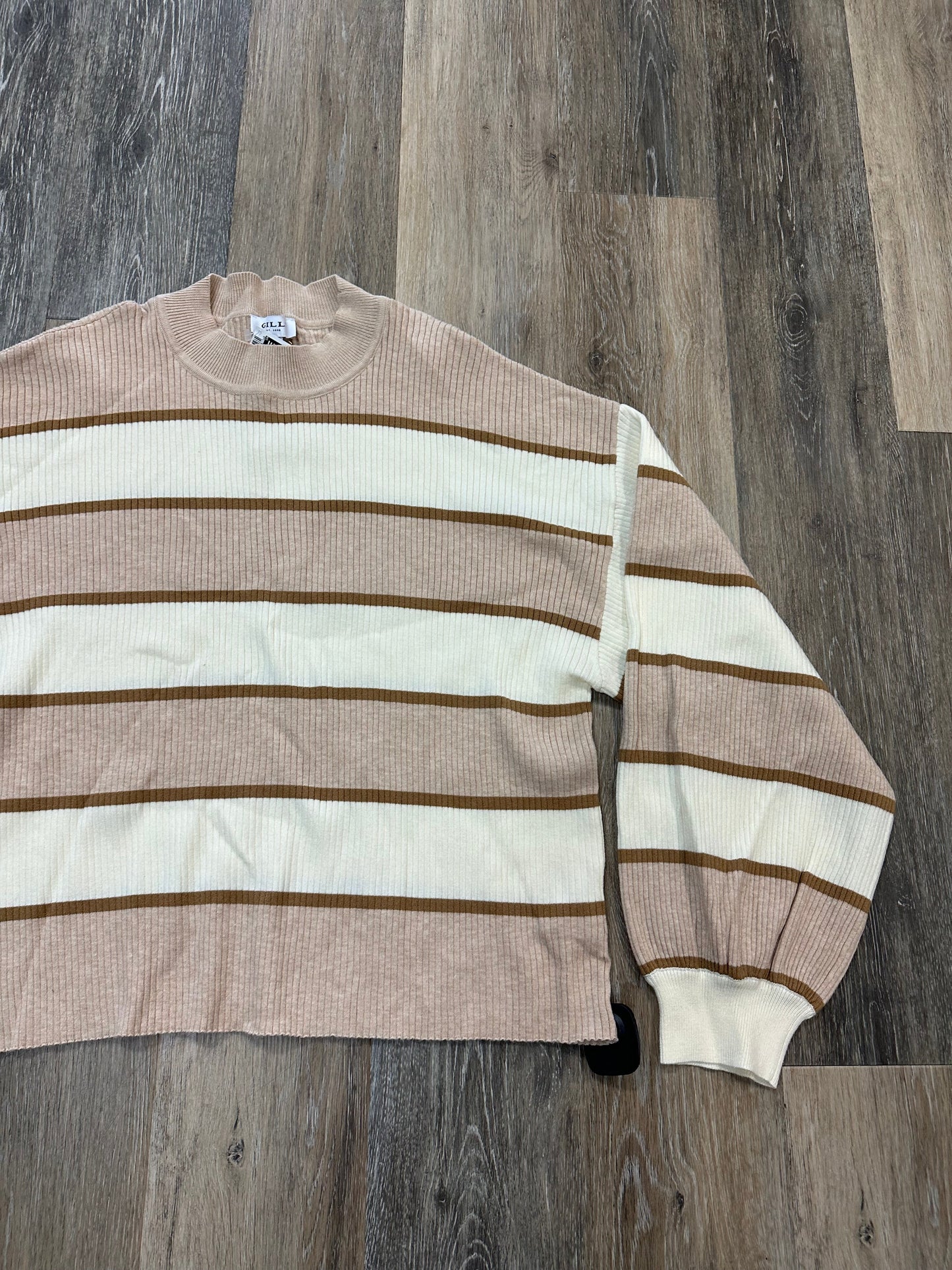 Sweater By Gilli In Tan, Size: L