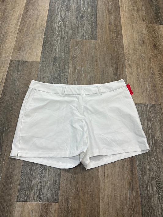 White Athletic Shorts Nike Apparel, Size 12