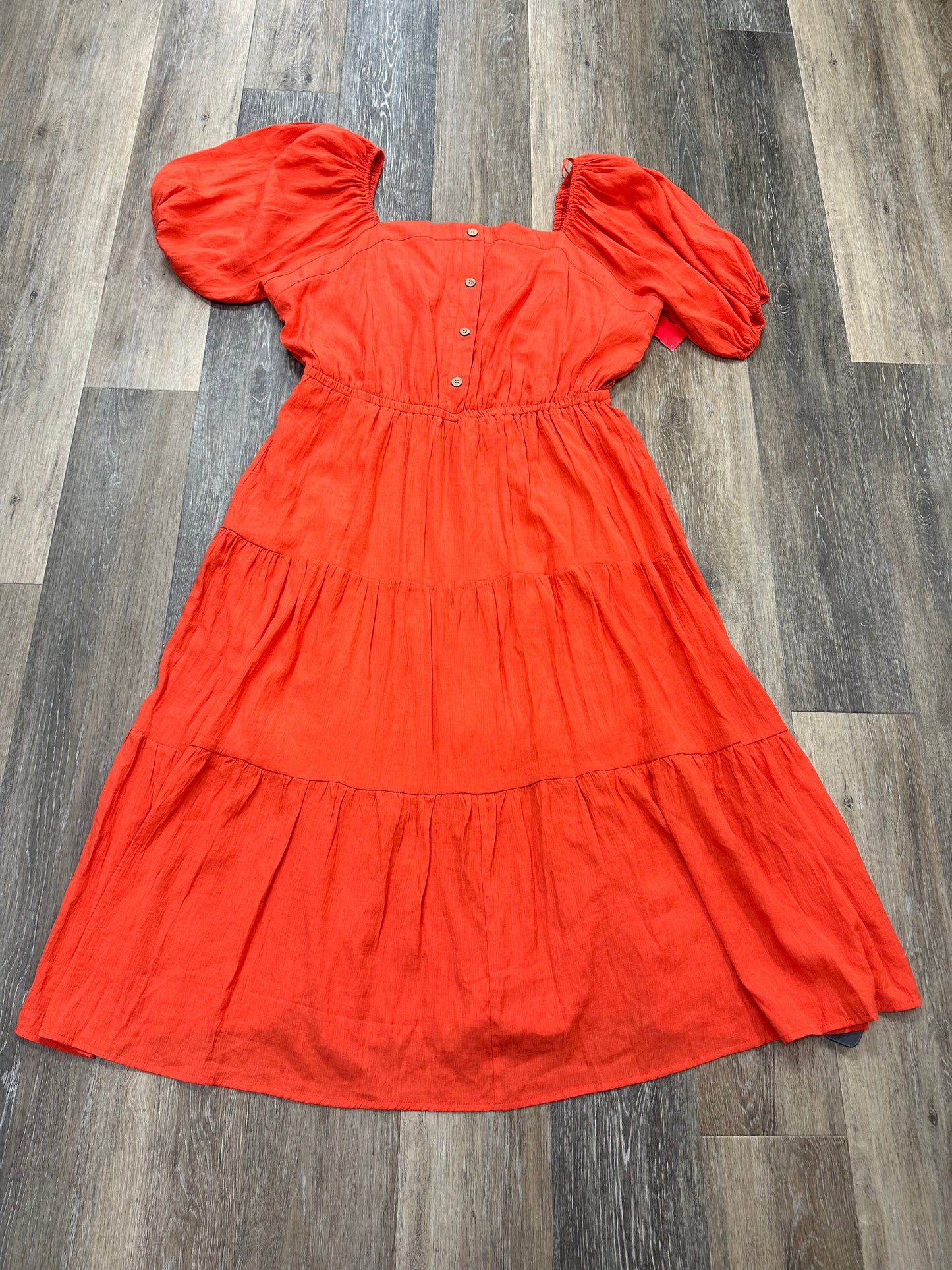 Orange Dress Party Long Jealous Tomato, Size 1x