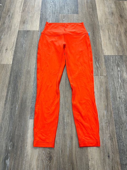 Orange Athletic Pants Lululemon, Size 6