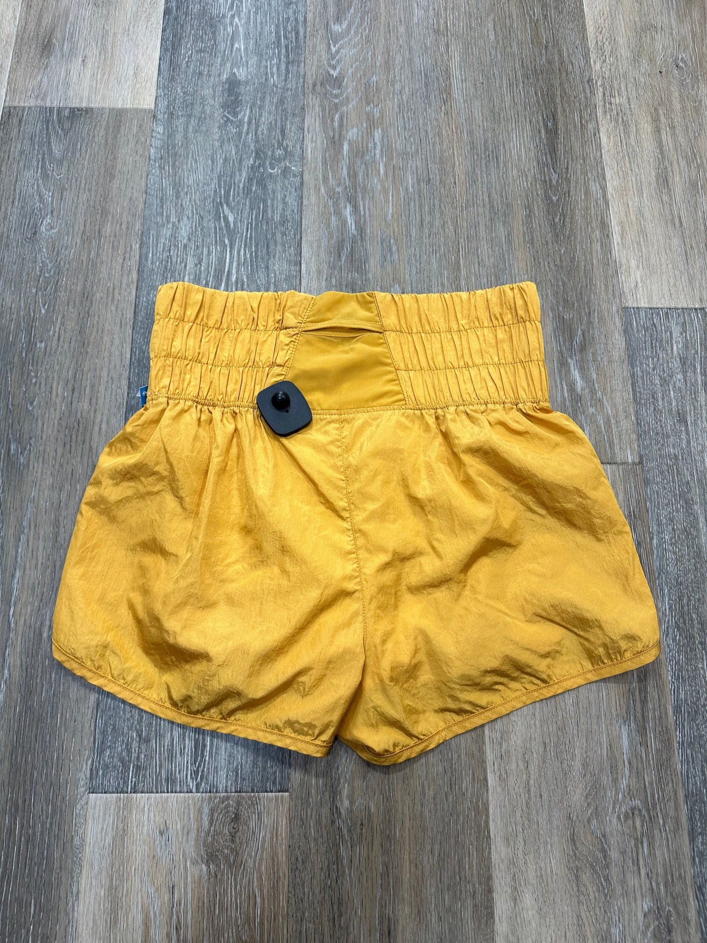 Yellow Athletic Shorts Free People, Size M