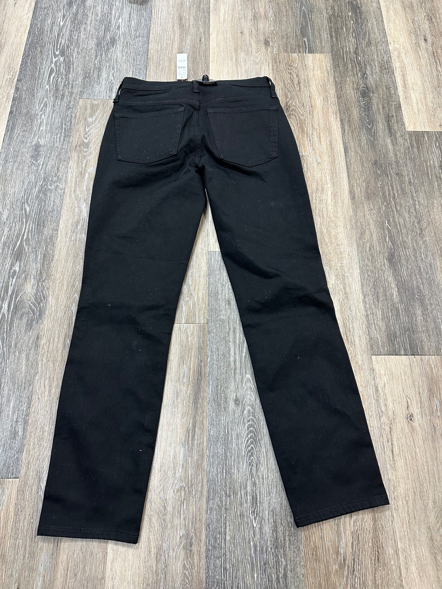 Jeans Straight By J. Crew In Black Denim, Size: 4