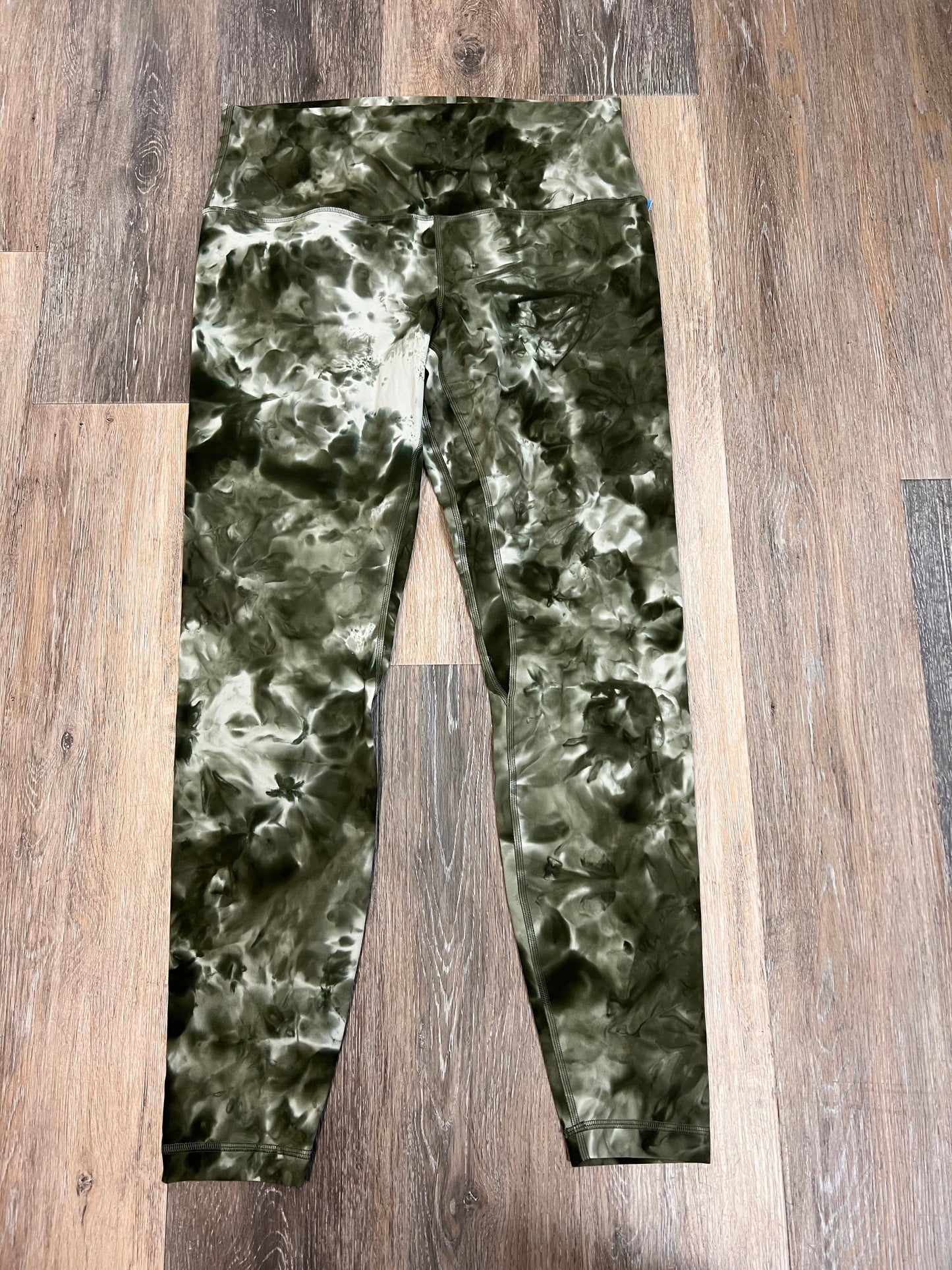 Athletic Pants By Lululemon In Tie Dye Print, Size: 12