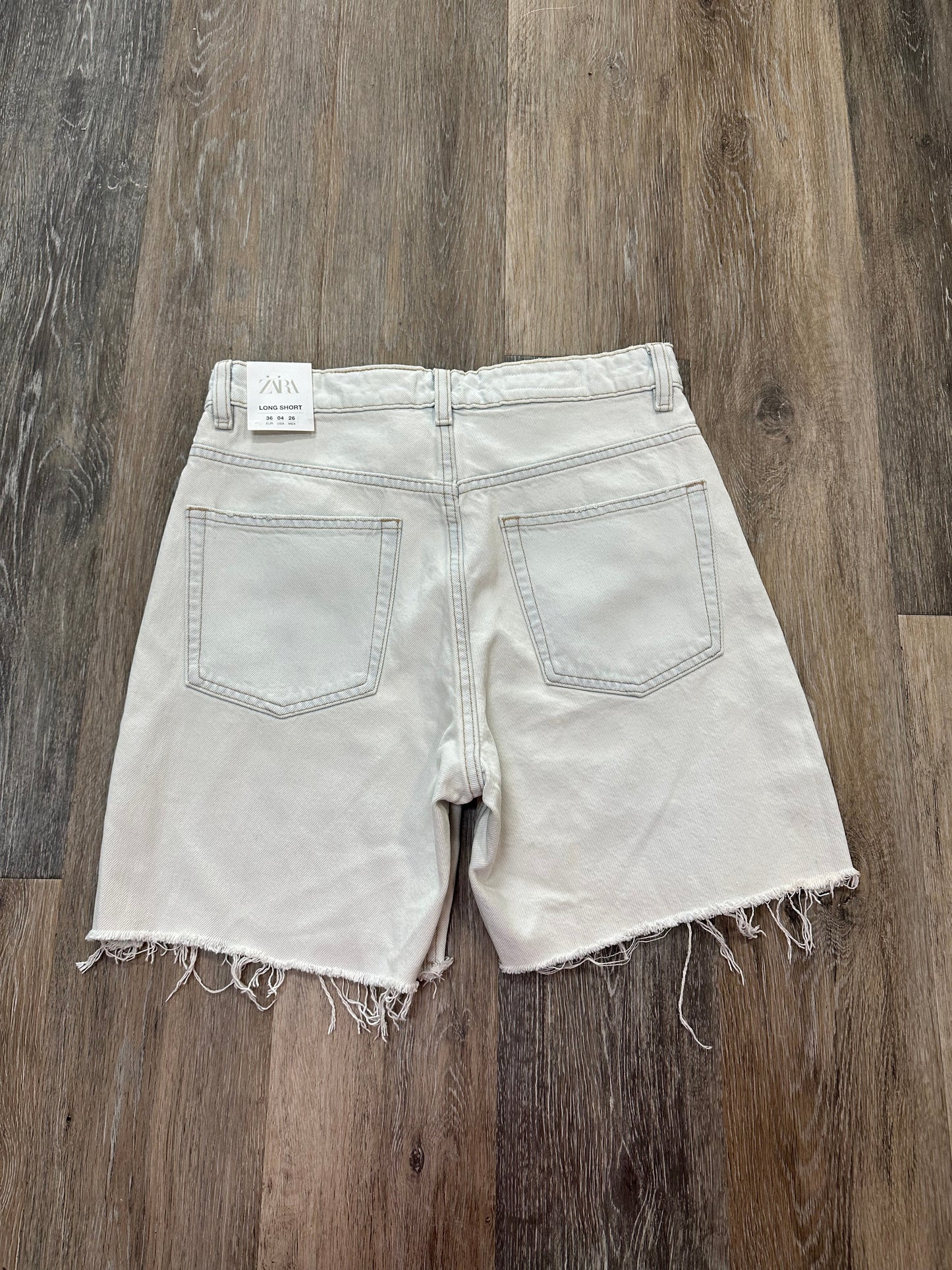 Shorts By Zara In Blue Denim, Size: 4