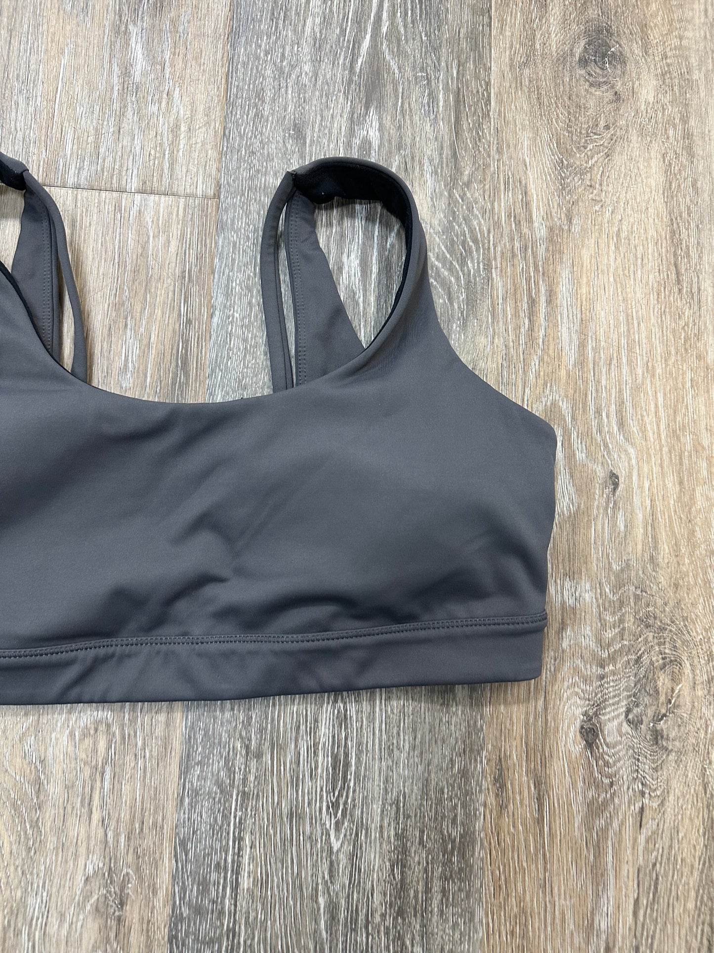 Athletic Bra By Manduka In Grey, Size: L