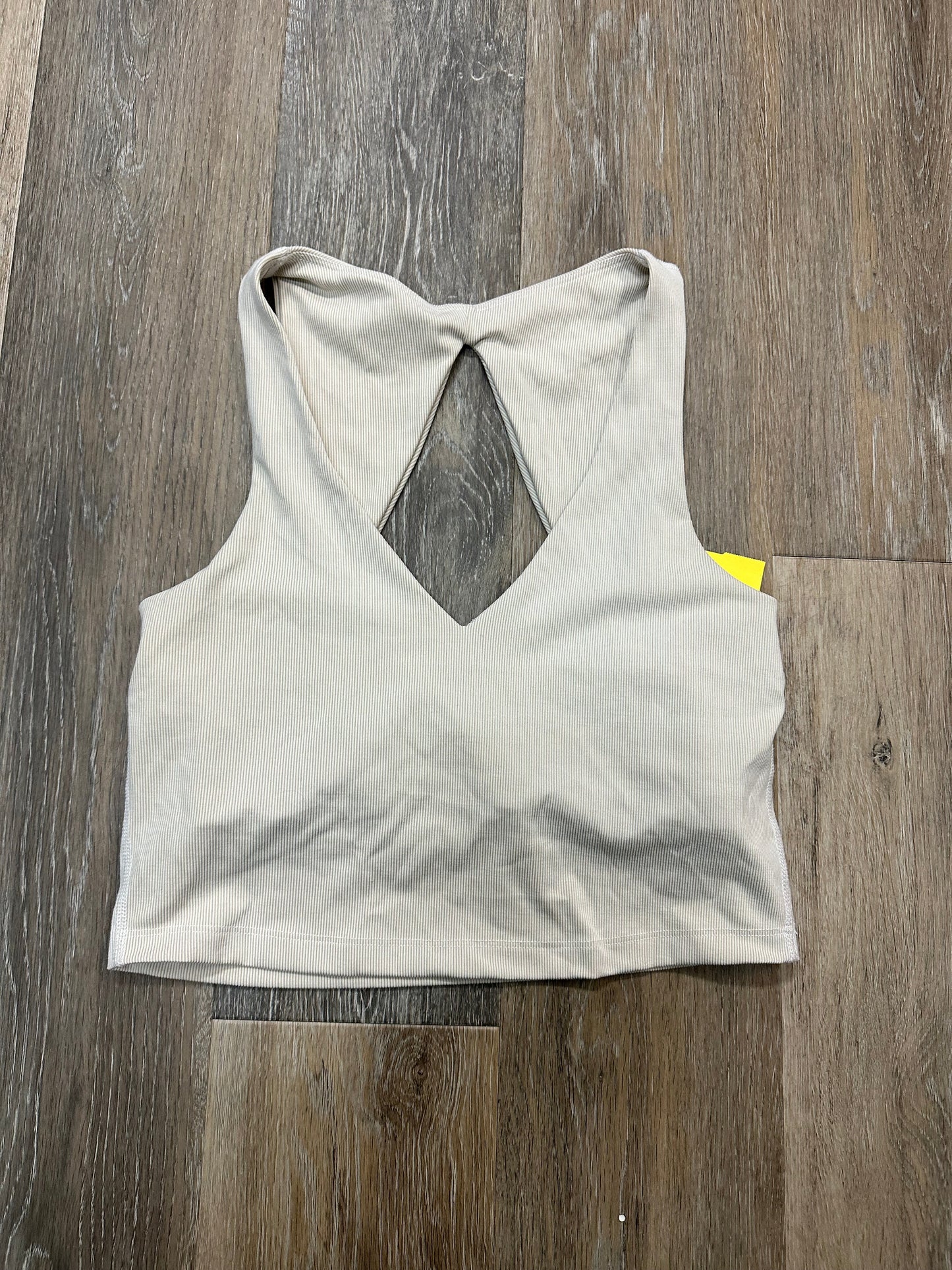 Athletic Tank Top By Beyond Yoga In Cream, Size: M