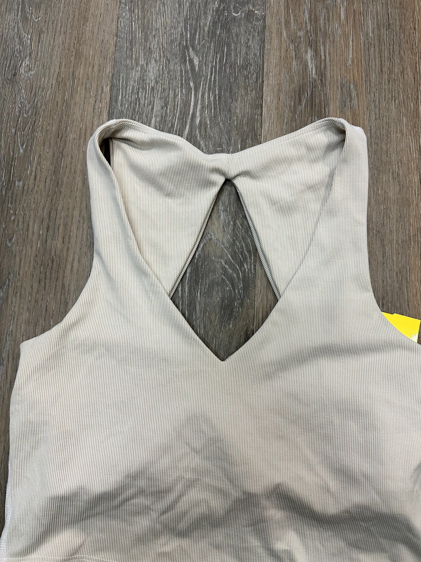 Athletic Tank Top By Beyond Yoga In Cream, Size: M