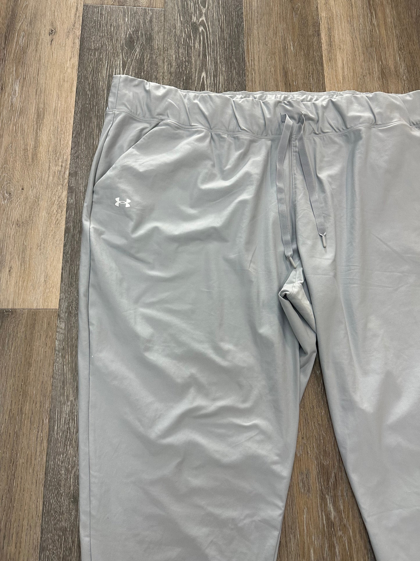 Athletic Pants By Under Armour In Grey, Size: 3x