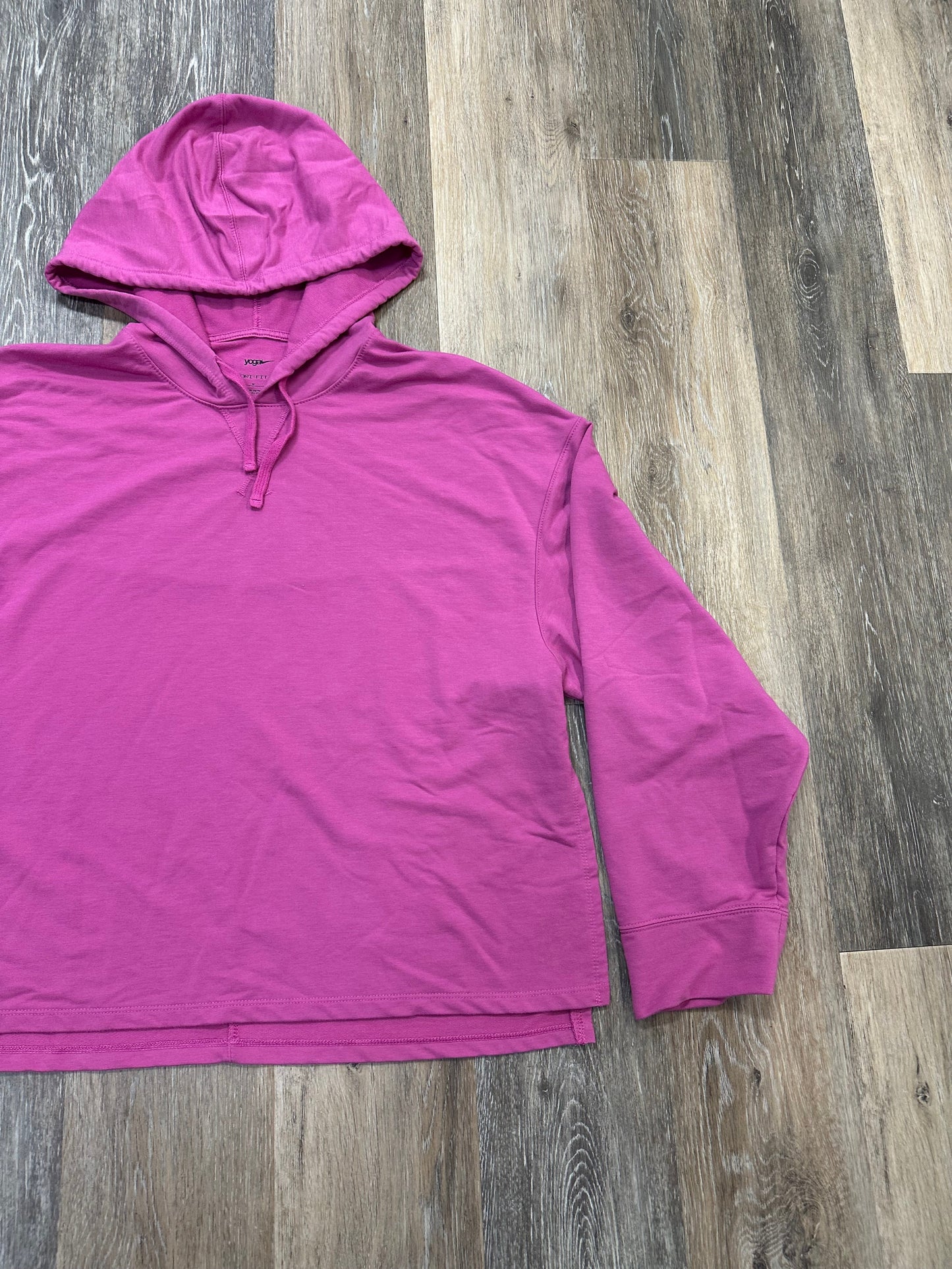 Athletic Sweatshirt Hoodie By Nike Apparel In Pink, Size: M