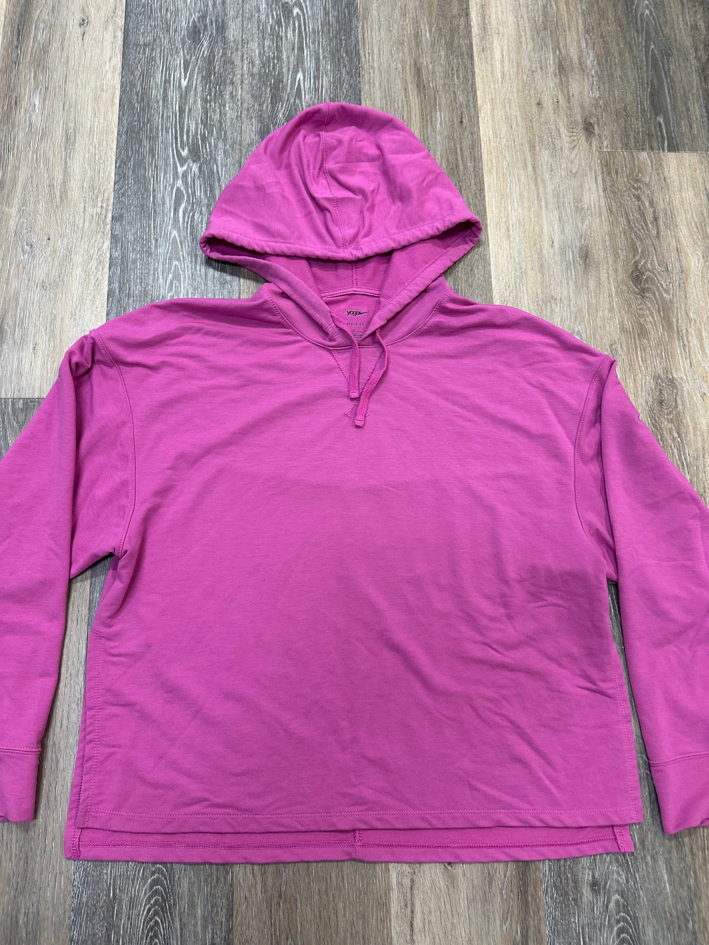 Athletic Sweatshirt Hoodie By Nike Apparel In Pink, Size: M