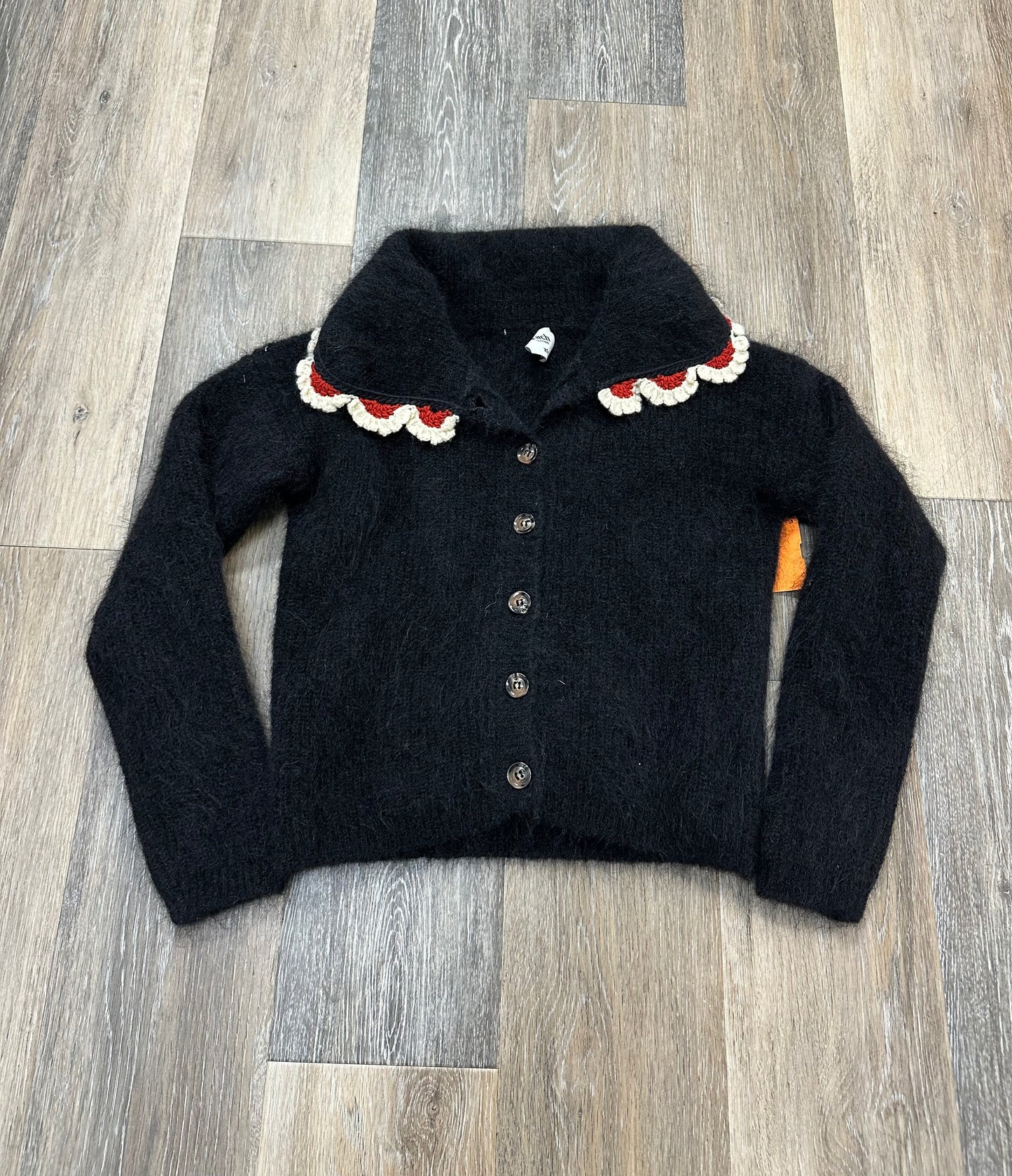 Sweater Cardigan By Tach In Black, Size: Xs