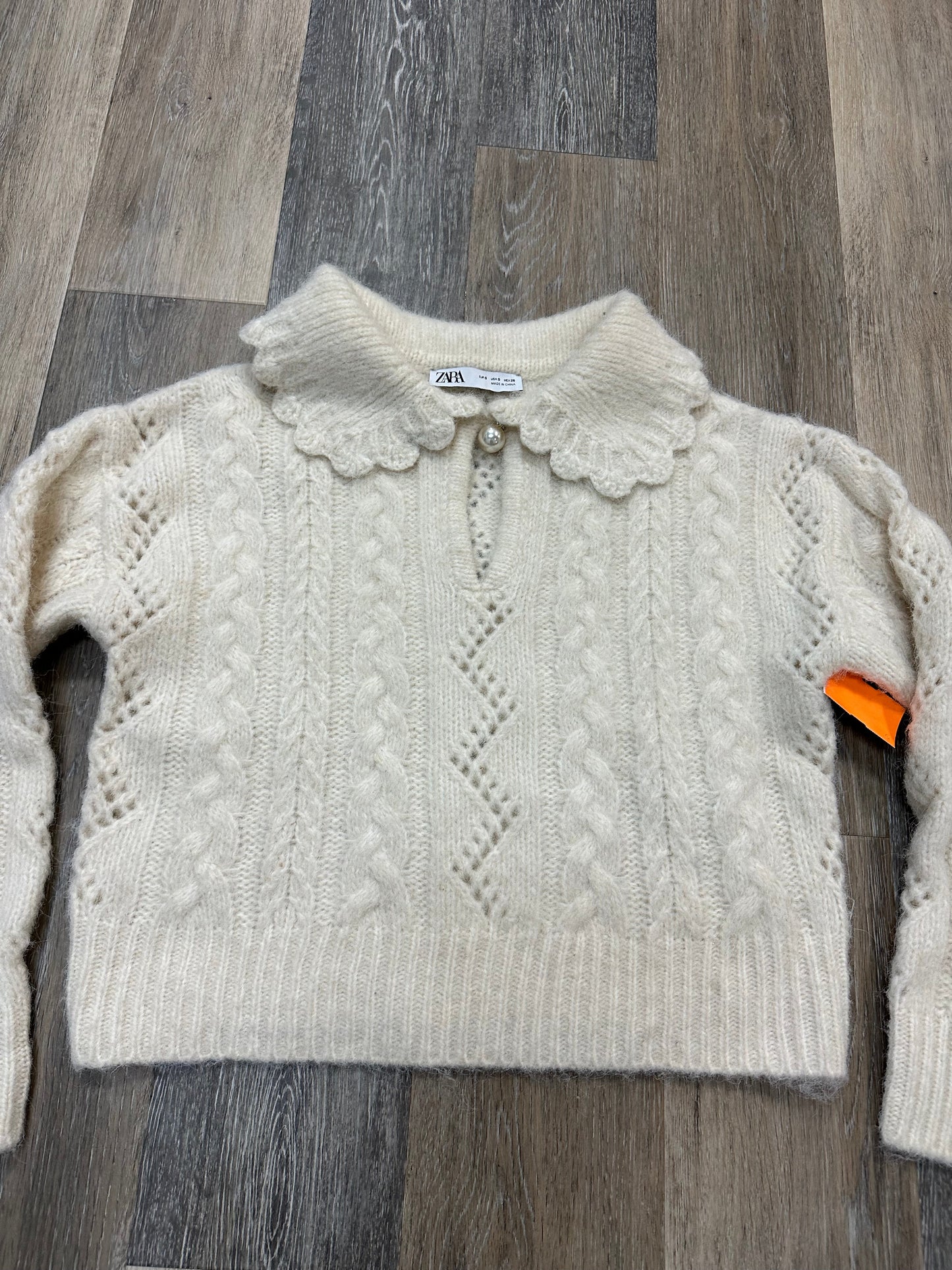 Sweater By Zara In Cream, Size: S