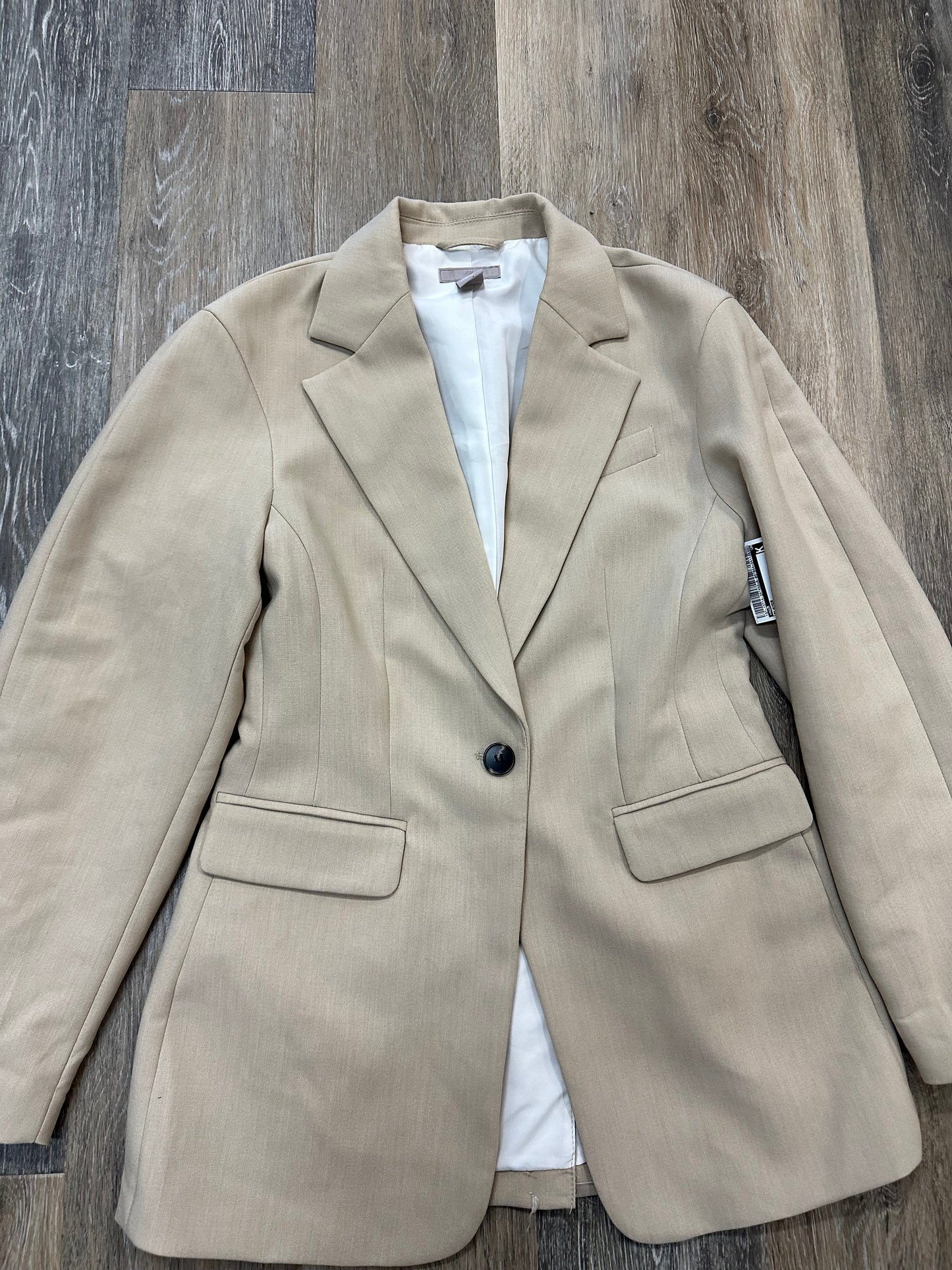 Blazer By H&m In Tan, Size: Xs