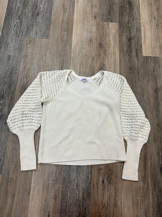 Sweater By 525 In White, Size: M