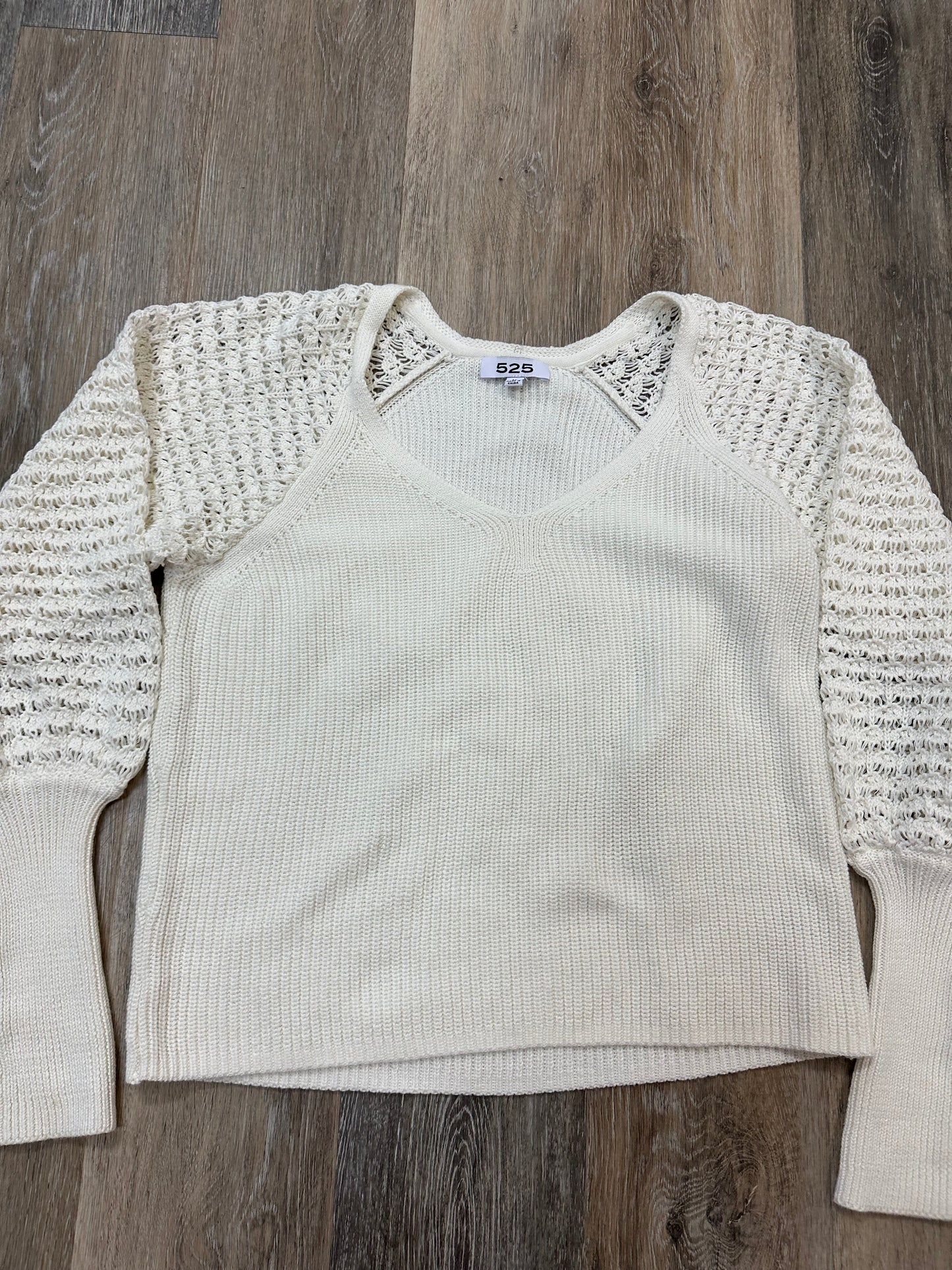 Sweater By 525 In White, Size: M