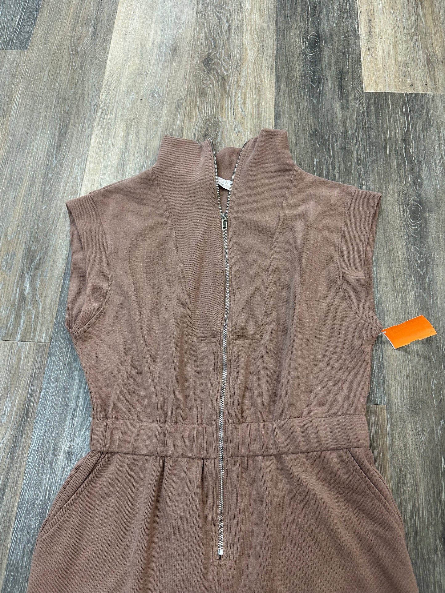 Romper By Leela & Lavender In Tan, Size: S