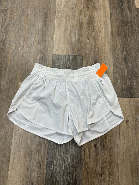 Athletic Shorts By Lululemon In White, Size: 10