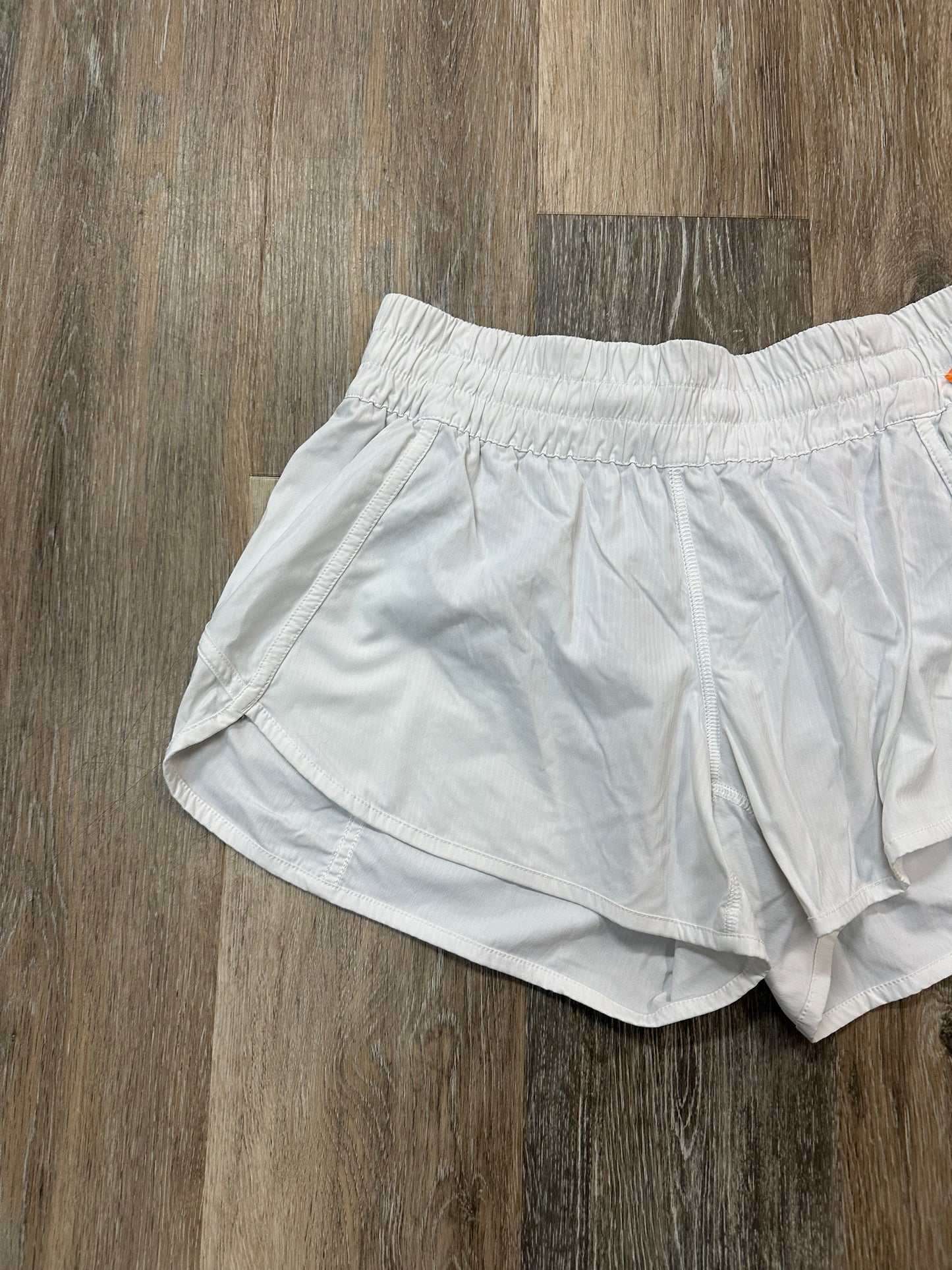 Athletic Shorts By Lululemon In White, Size: 10