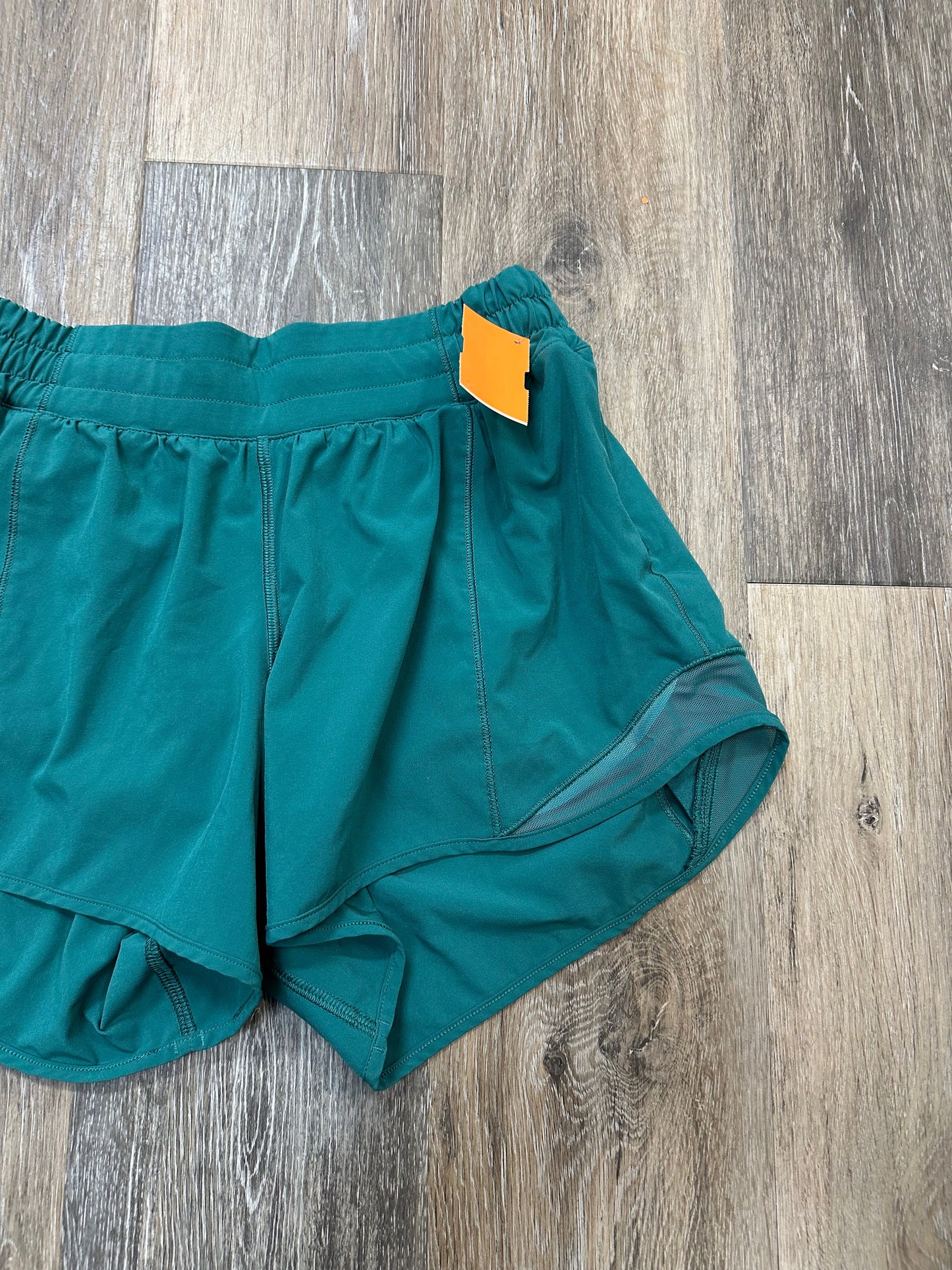 Athletic Shorts By Lululemon In Teal, Size: 8