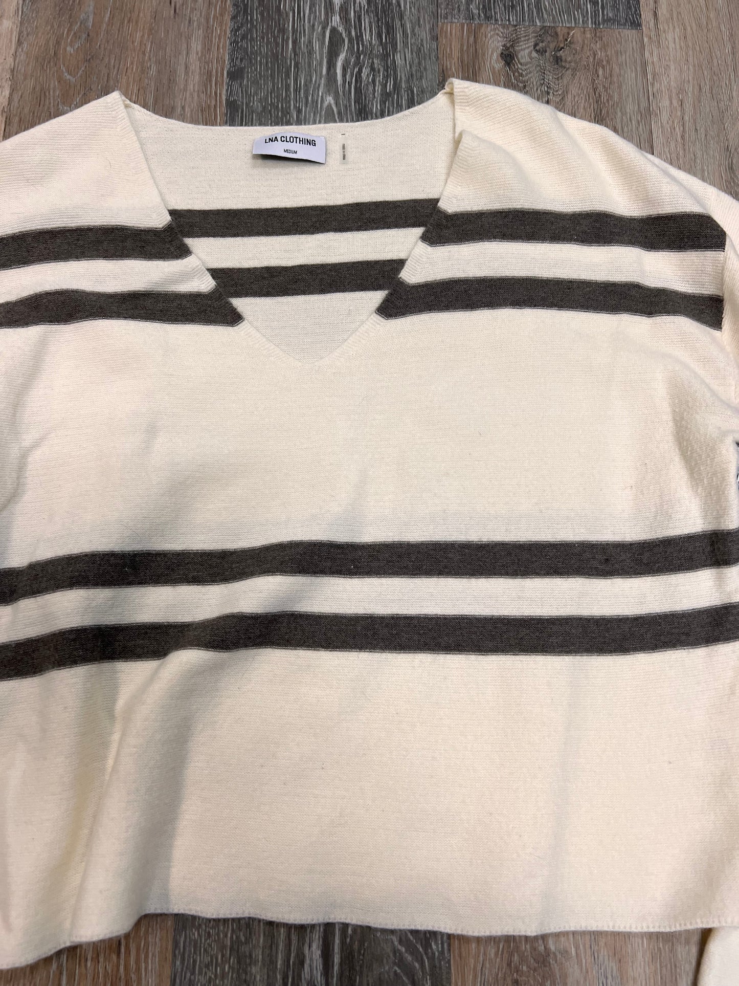 Sweater By LNA In Striped Pattern, Size: M