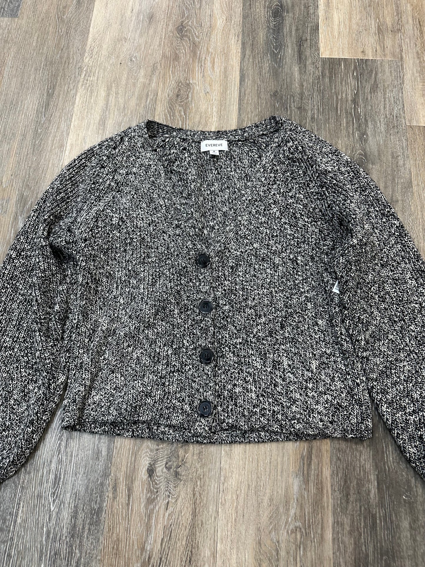 Sweater Cardigan By Evereve In Black, Size: M