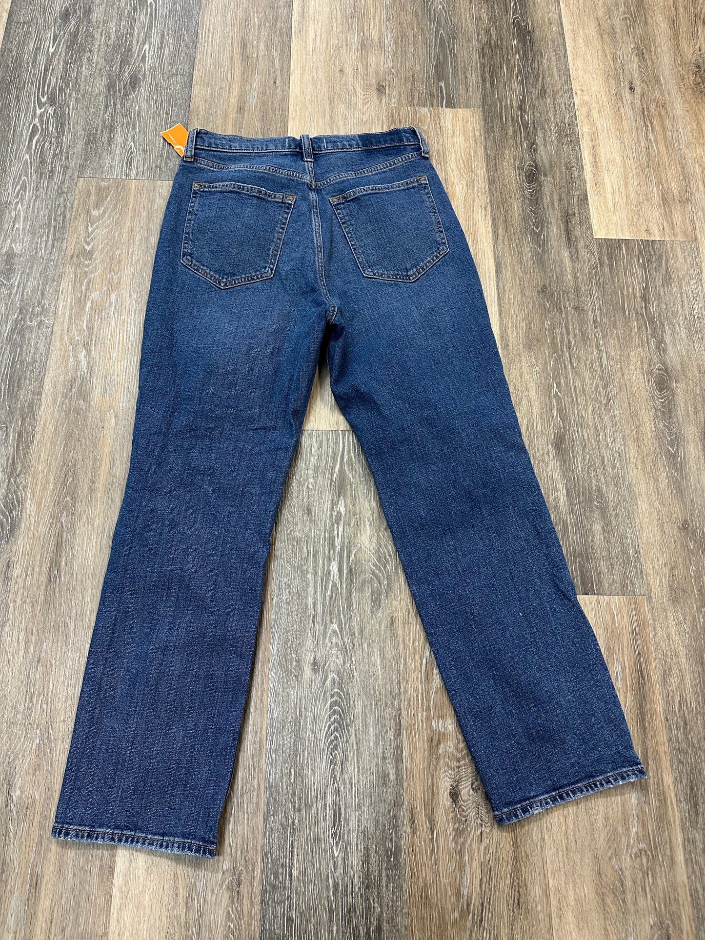 Jeans Straight By Abercrombie And Fitch In Blue Denim, Size: 6