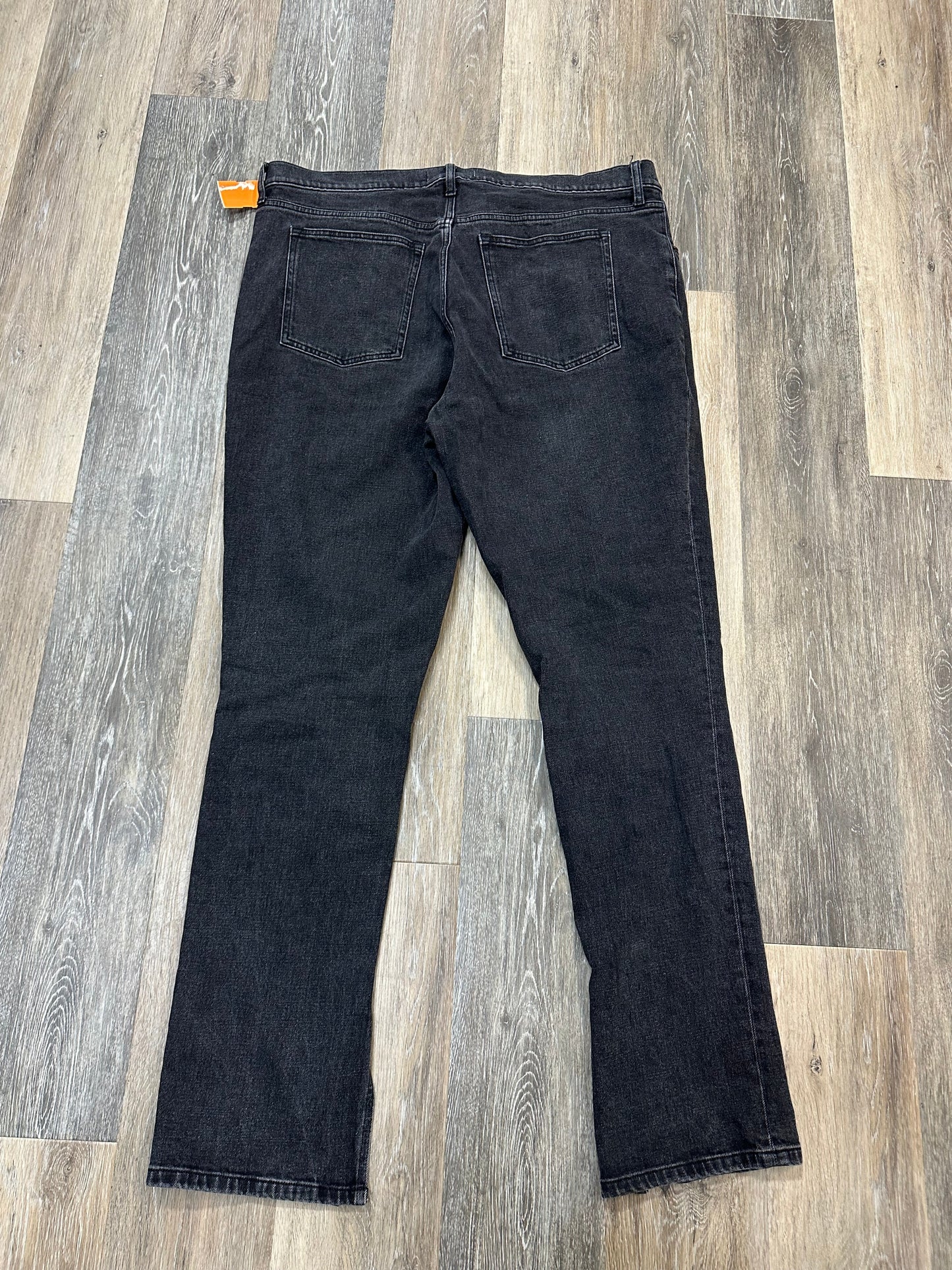 Jeans Skinny By Abercrombie And Fitch In Black Denim, Size: 18L