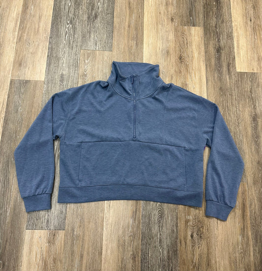 Athletic Sweatshirt Collar By Travis Mathew In Blue, Size: Xxl