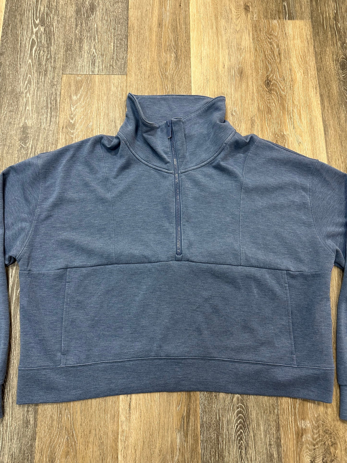 Athletic Sweatshirt Collar By Travis Mathew In Blue, Size: Xxl