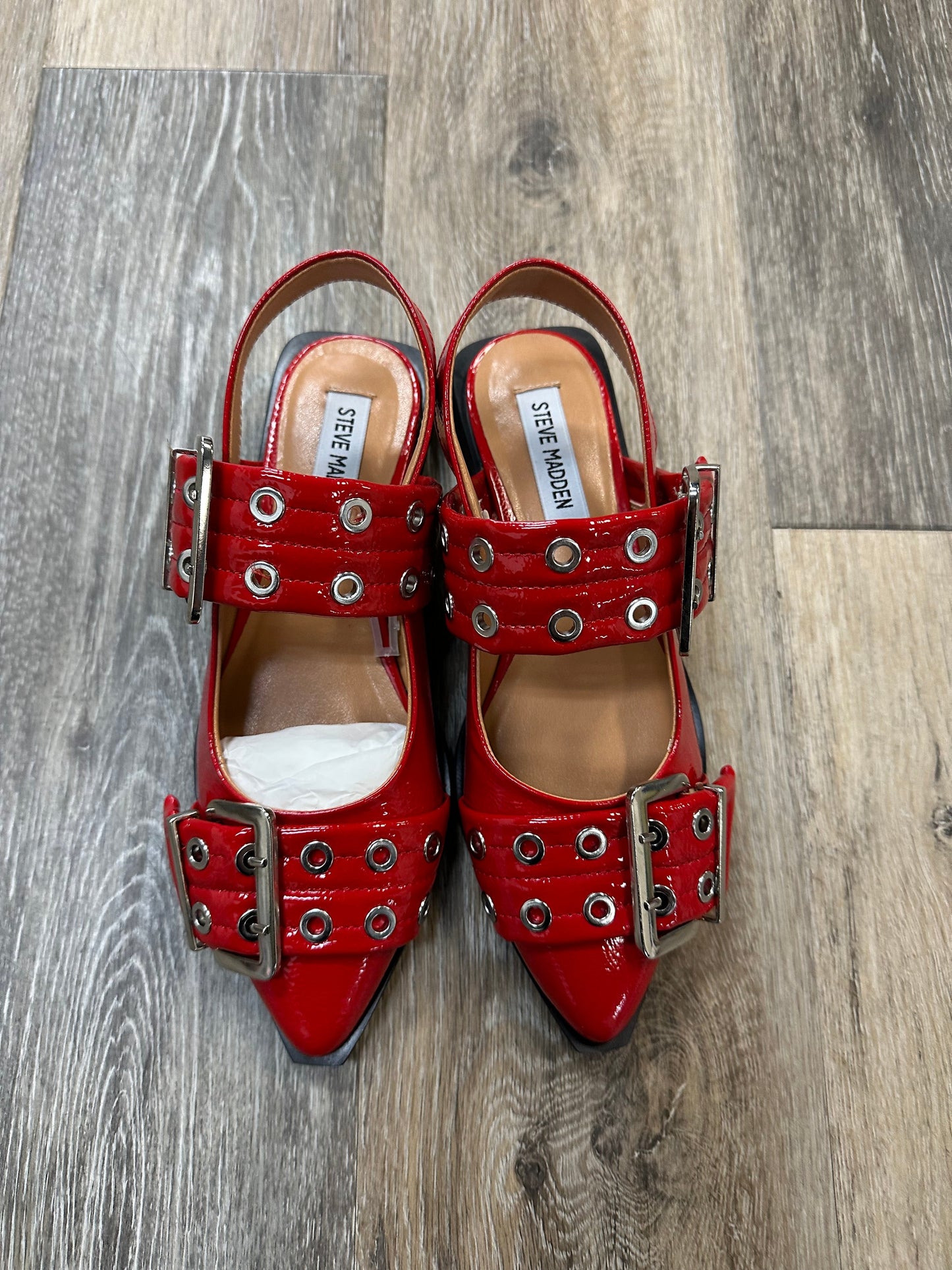 Shoes Flats By Steve Madden In Red, Size: 5.5