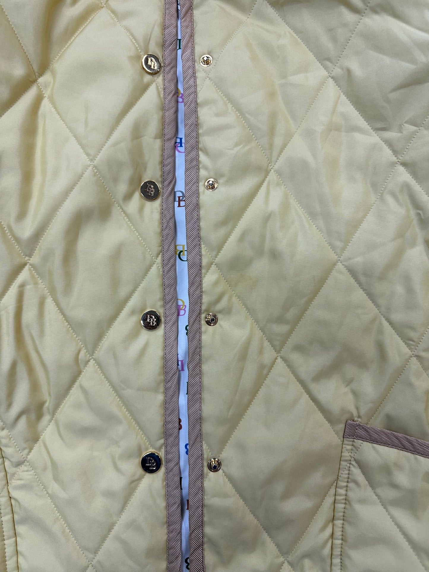 Jacket Designer By Dooney And Bourke In Yellow, Size: S