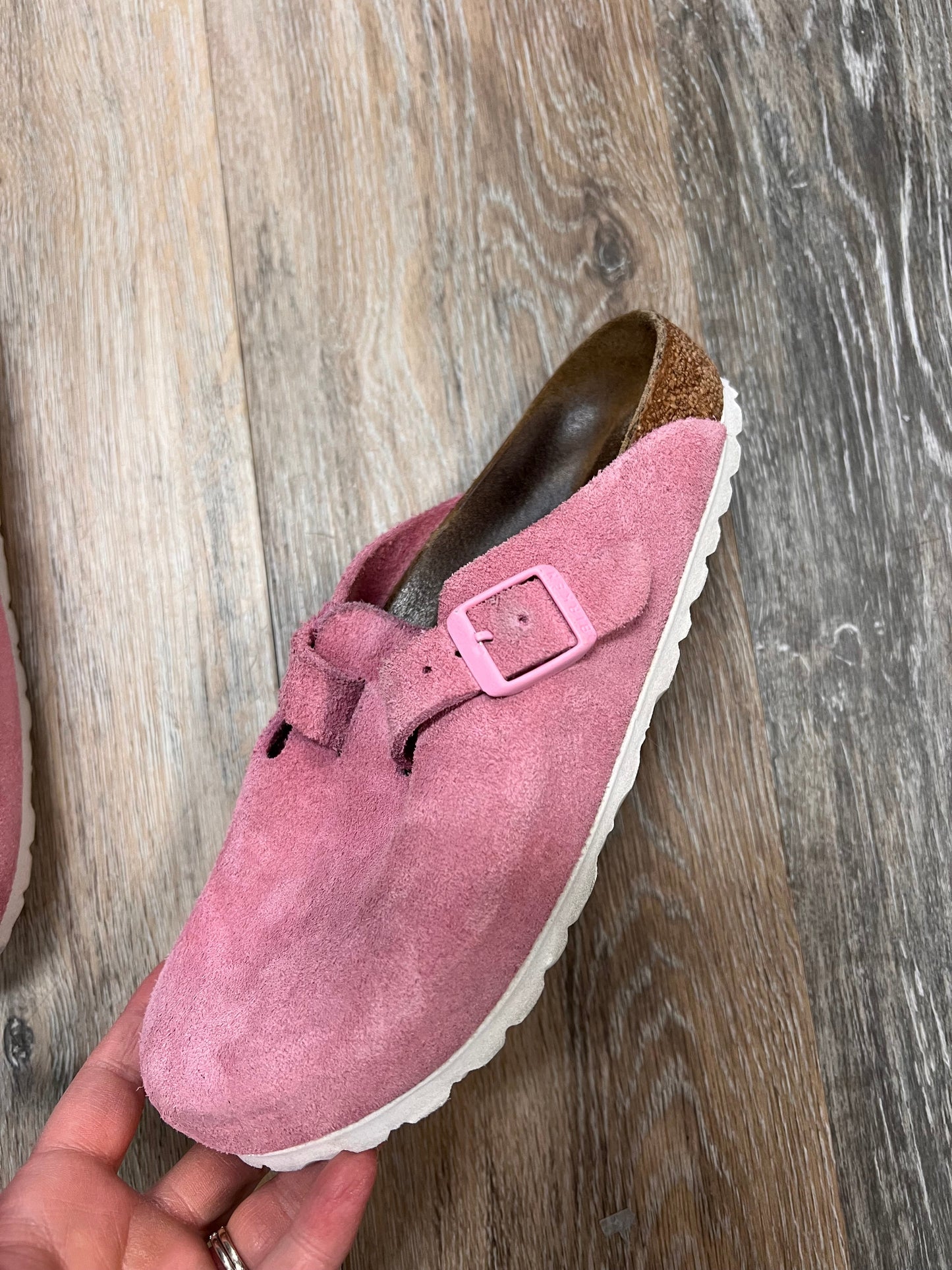 Shoes Flats By Birkenstock In Pink, Size: 5/36