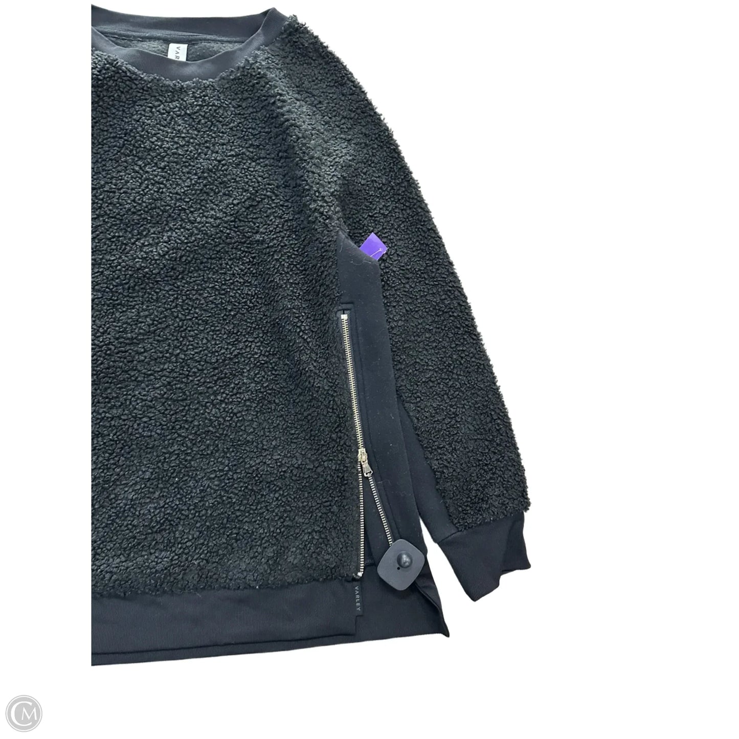 Sweatshirt Crewneck By Varley In Black, Size: S