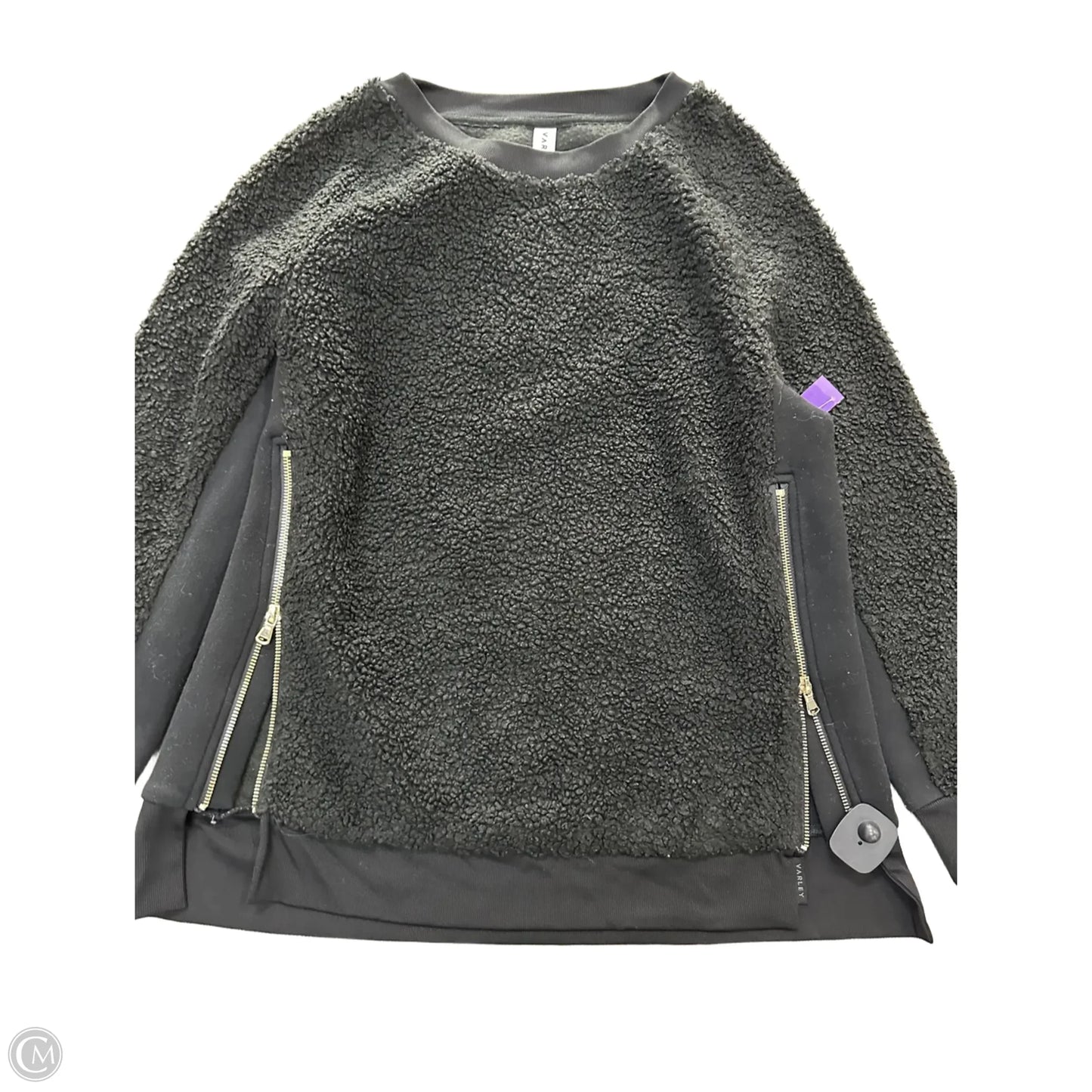 Sweatshirt Crewneck By Varley In Black, Size: S