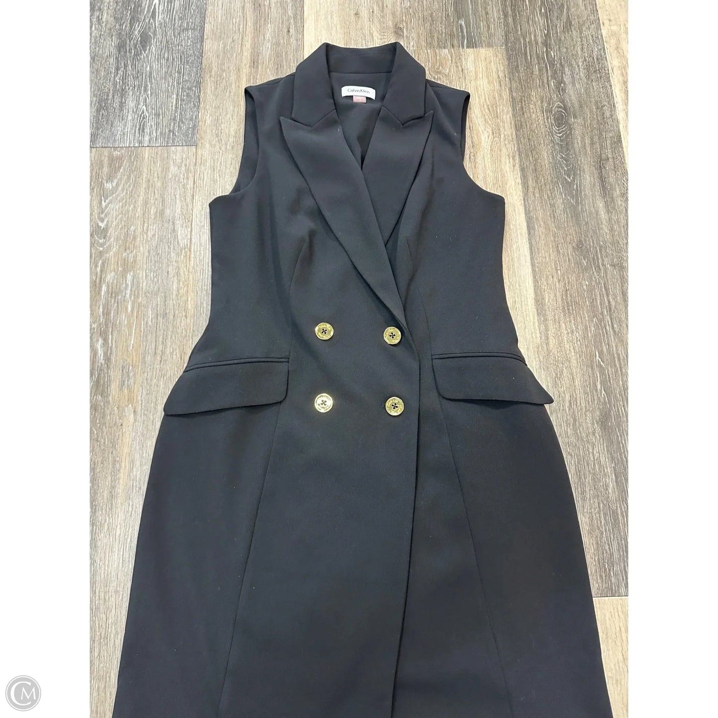 Dress Party Short By Calvin Klein In Black, Size: 6