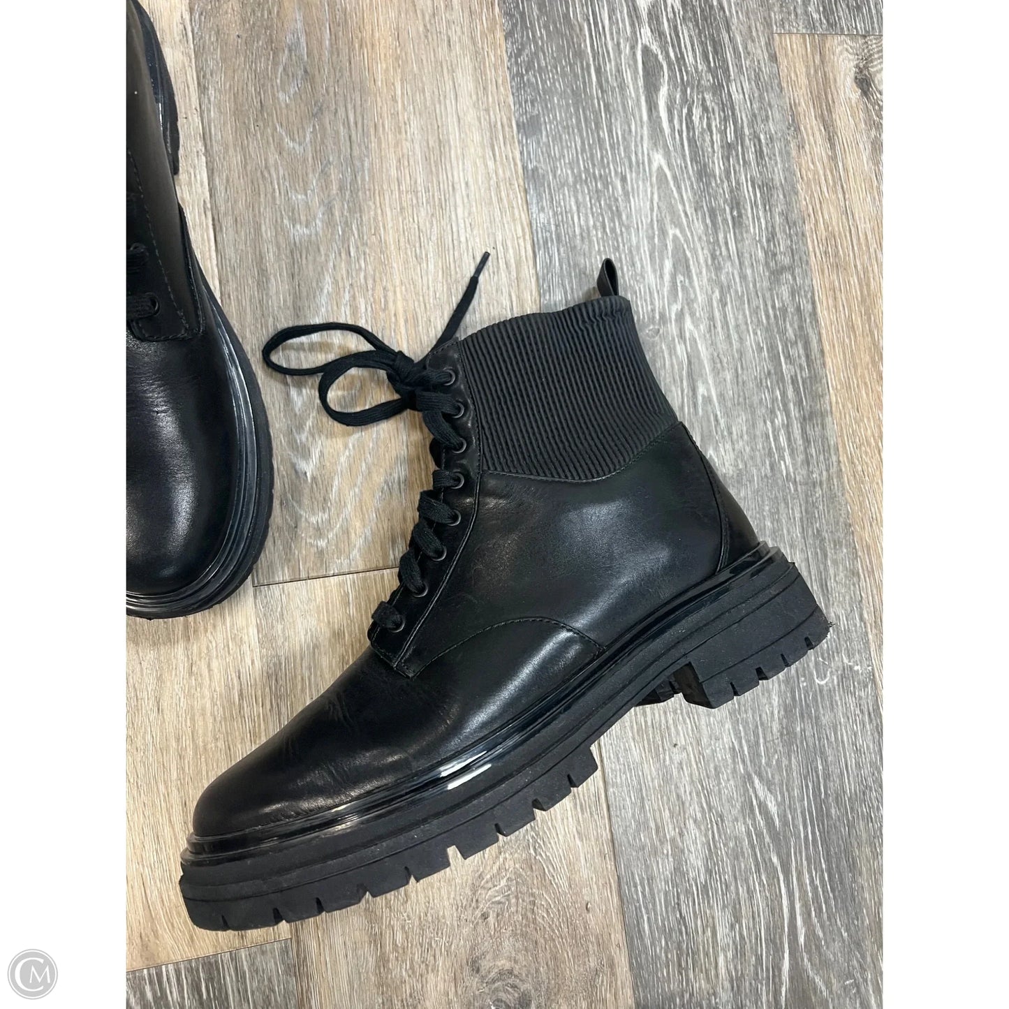 Boots Combat By Johnston & Murphy In Black, Size: 8.5