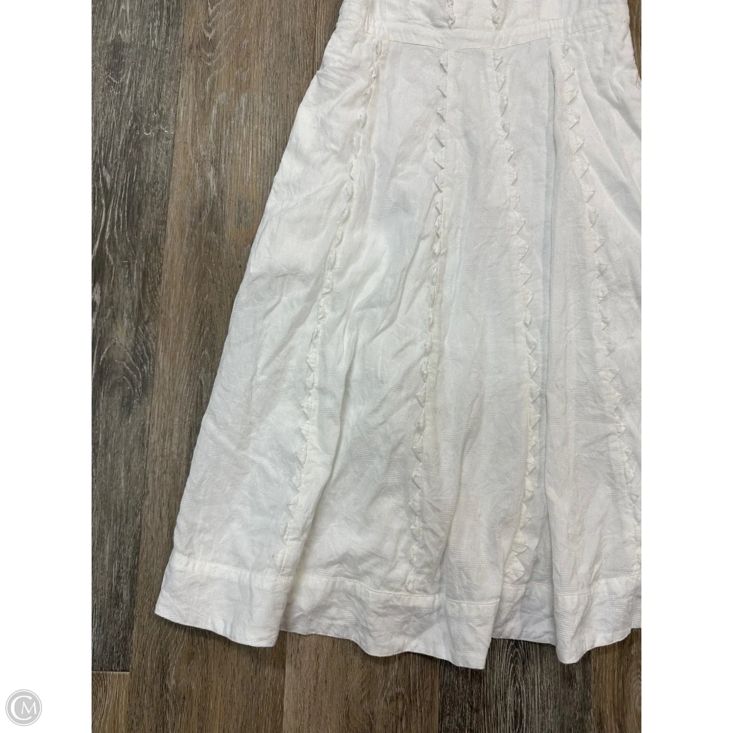 Dress Party Midi By Anthropologie In White, Size: 6