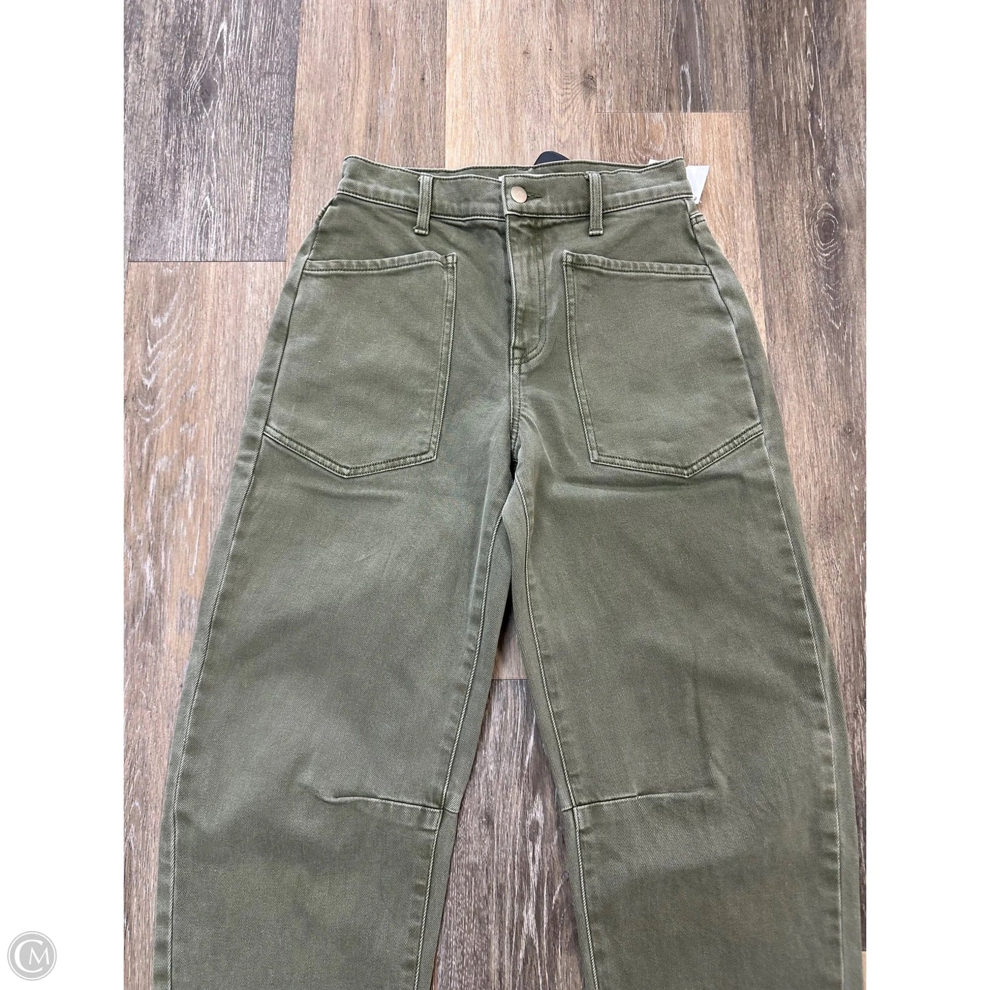 Jeans Boyfriend By Evereve In Green Denim, Size: 0