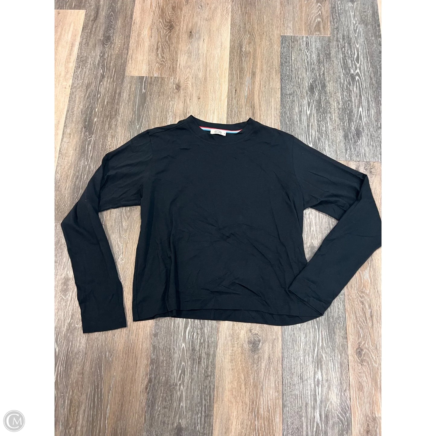 Top Long Sleeve By AYR In Black, Size: M