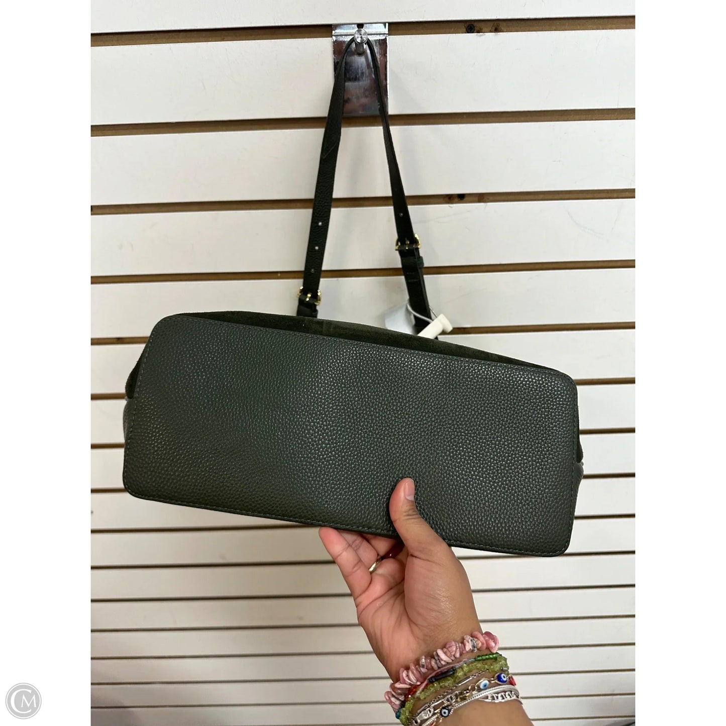 Handbag Leather By Talbots, Size: Medium