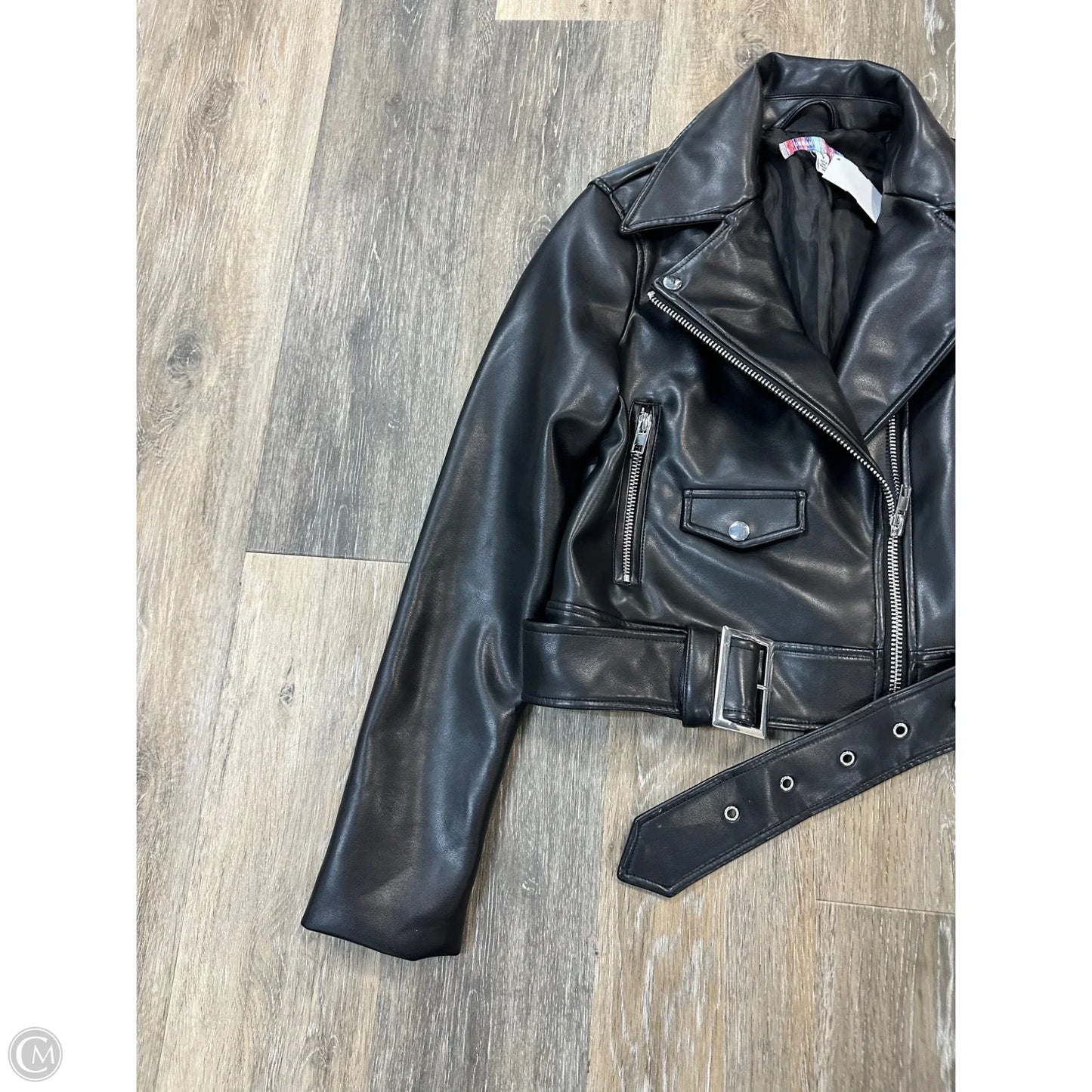 Jacket Leather By Urban Outfitters In Black, Size: S
