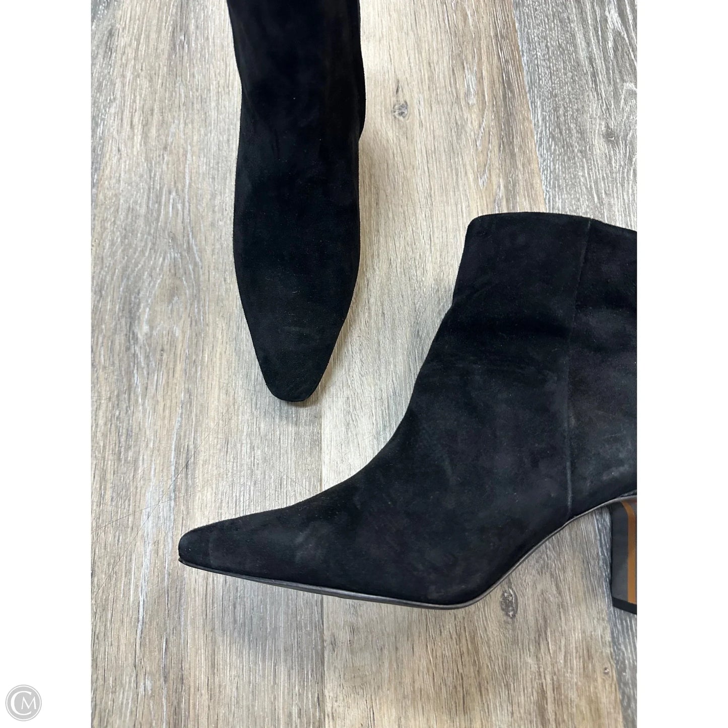 Boots Ankle Heels By Sam Edelman In Black, Size: 6.5