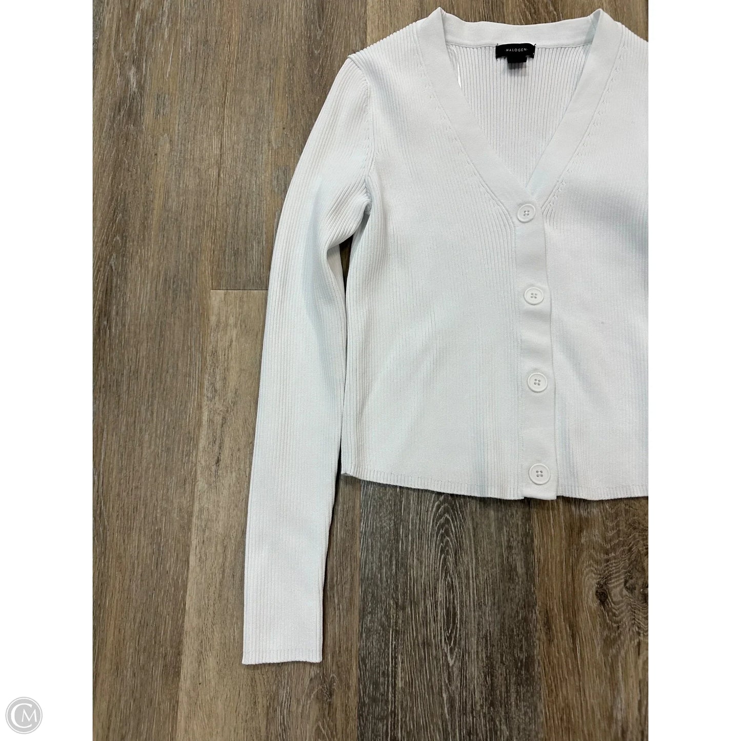 Sweater Cardigan By Halogen In White, Size: S