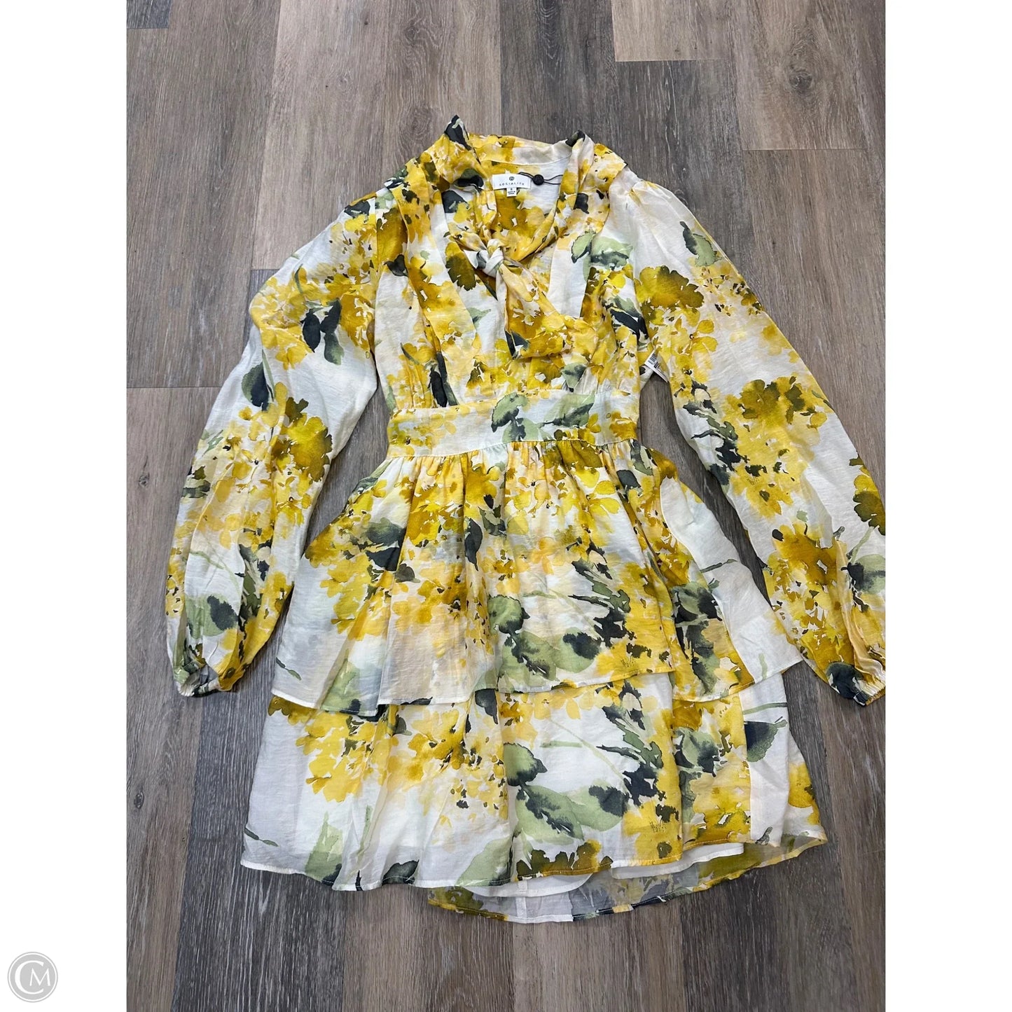 Dress Party Midi By Socialite In Yellow, Size: S