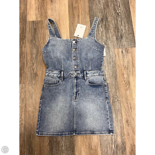 -Dress Casual Midi By Hidden In Blue Denim, Size: M
