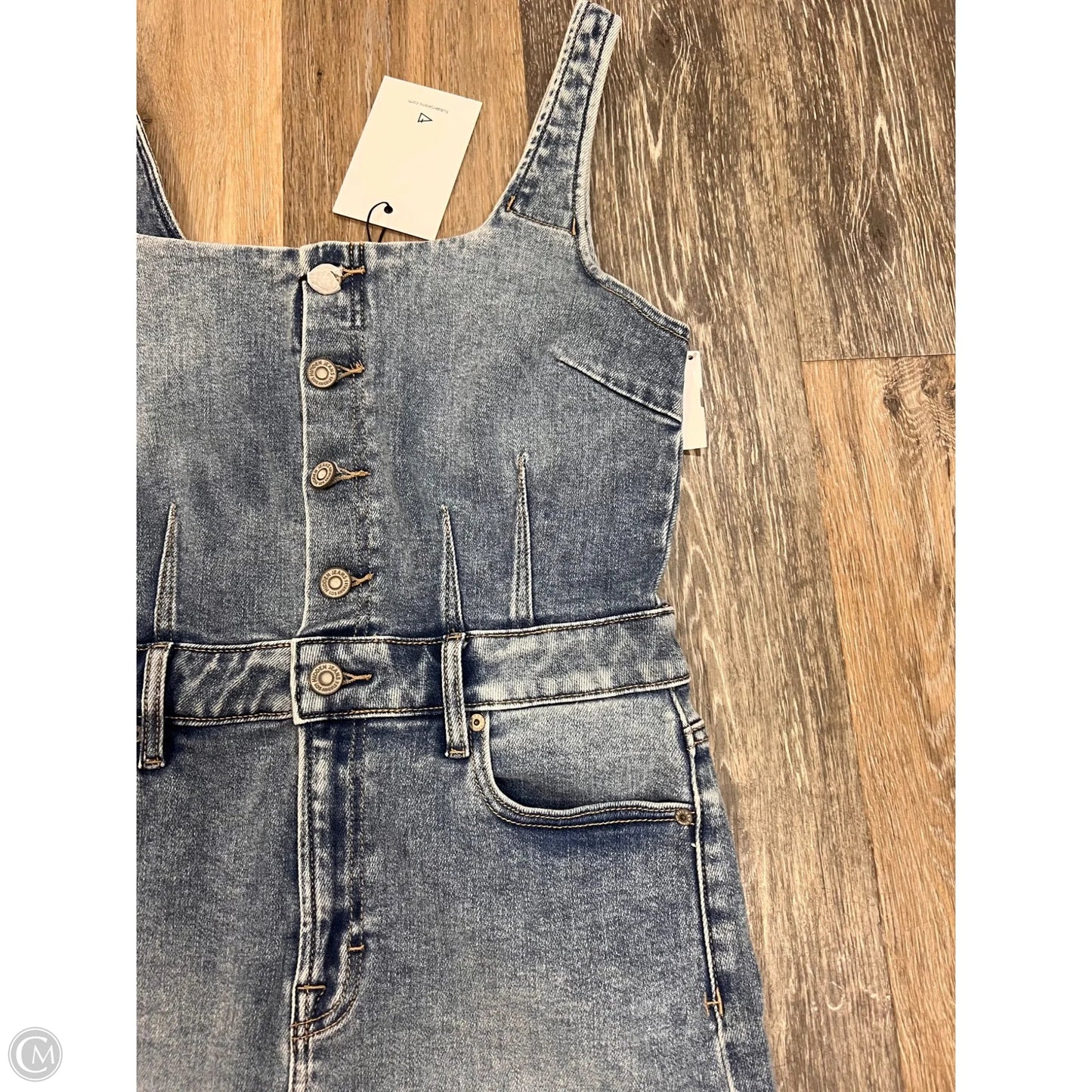 -Dress Casual Midi By Hidden In Blue Denim, Size: M